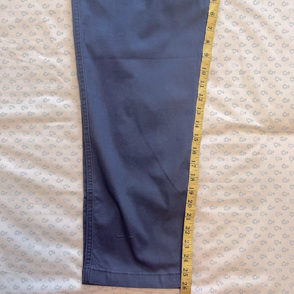 NWT G.H. Bass & Co. Women’s Ankle Chino Blue Size 8 Pants - Picture 6 of 8